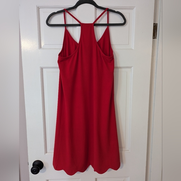 Southern Tide pink spaghetti strap scalloped dress size M - Picture 5 of 6